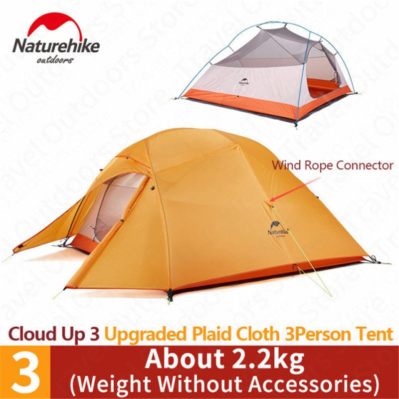 Naturehike 20D Silicone Cloud Up Camping Tent
