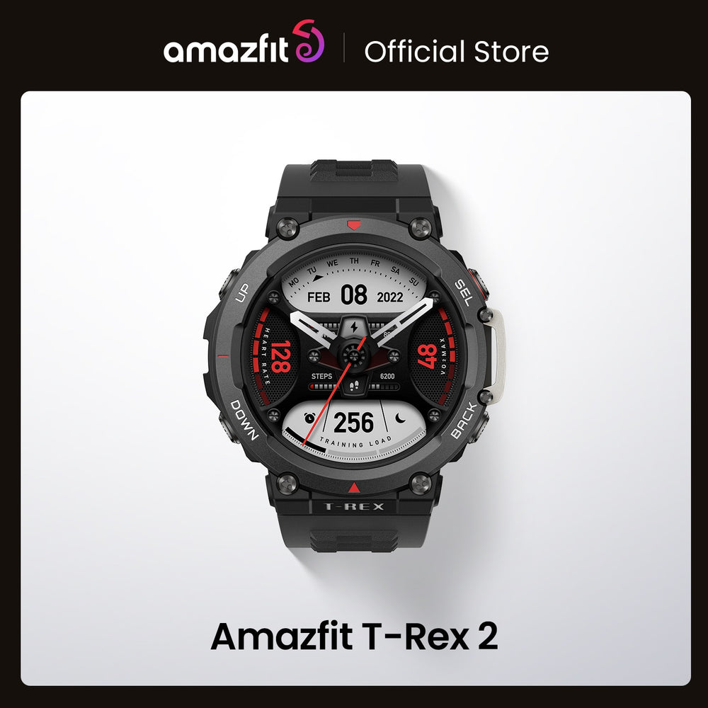 Amazfit T Rex 2 Rugged Outdoor GPS Smartwatch 2022