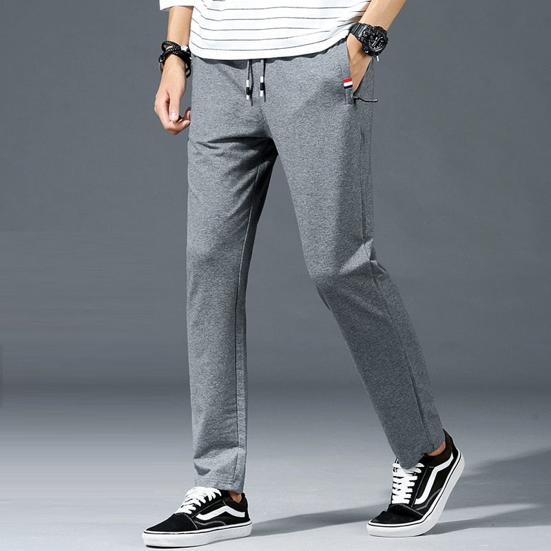 Men Casual Cotton Track Pants