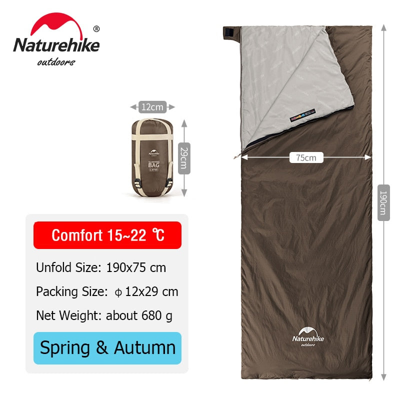 Naturehike Sleeping Bag LW180 Ultralight Cotton Sleeping Bag