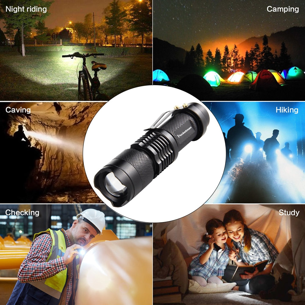 Pocketman Mini High Power L2 LED Flashlight