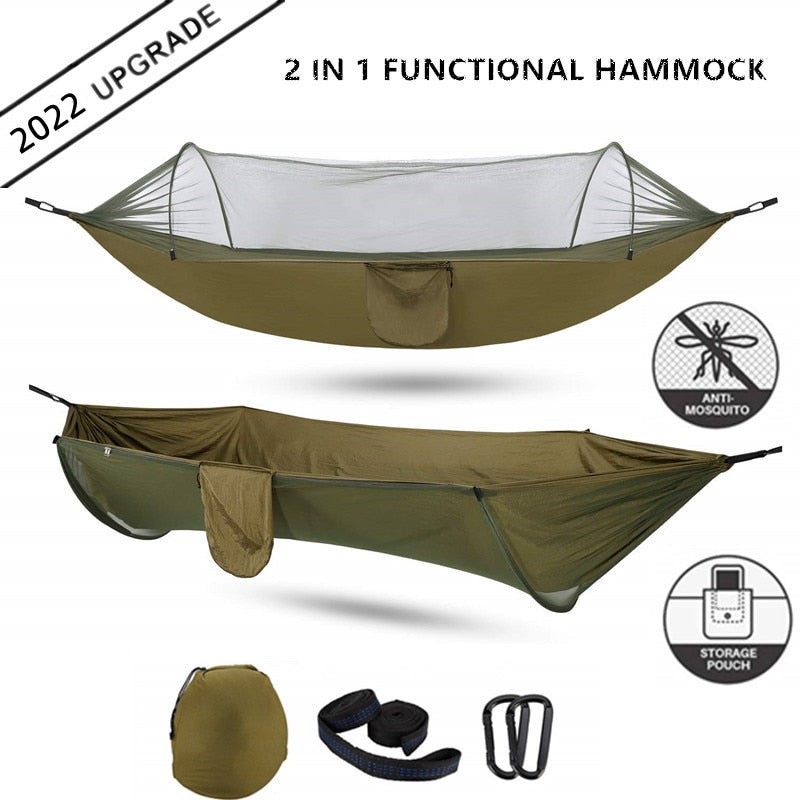 Portable Outdoor Parachute Hammocks