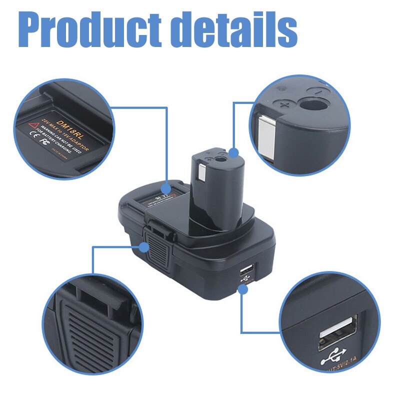 DM18RL Battery Adapter