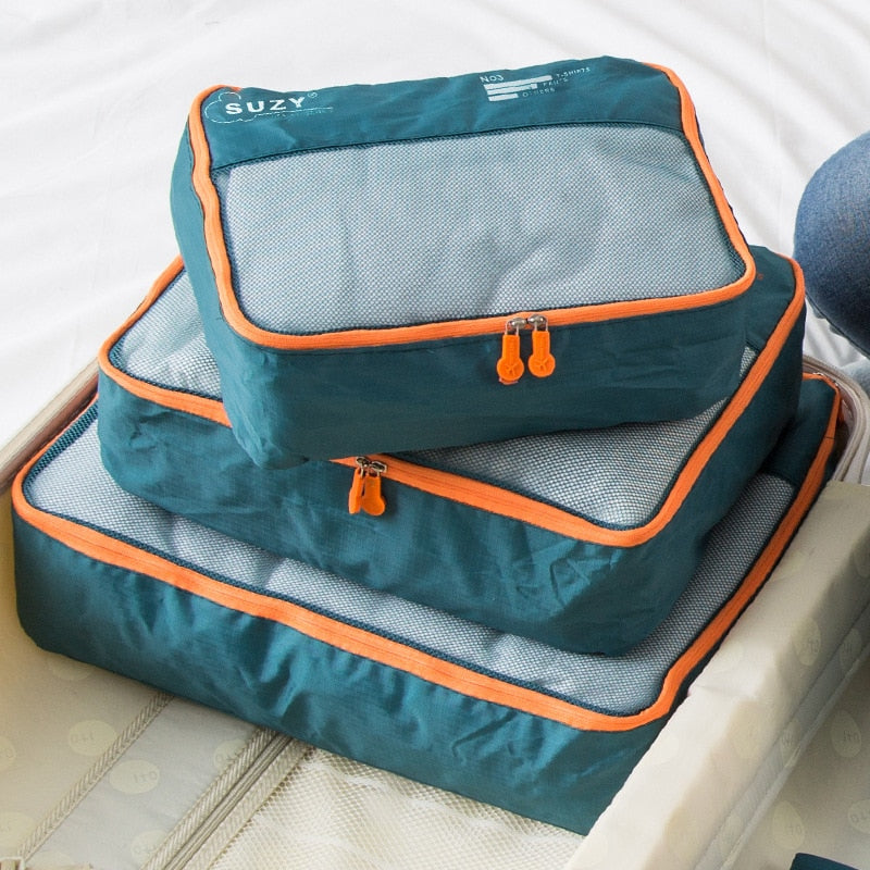 6/7 Pieces Set Waterproof Travel Organizer