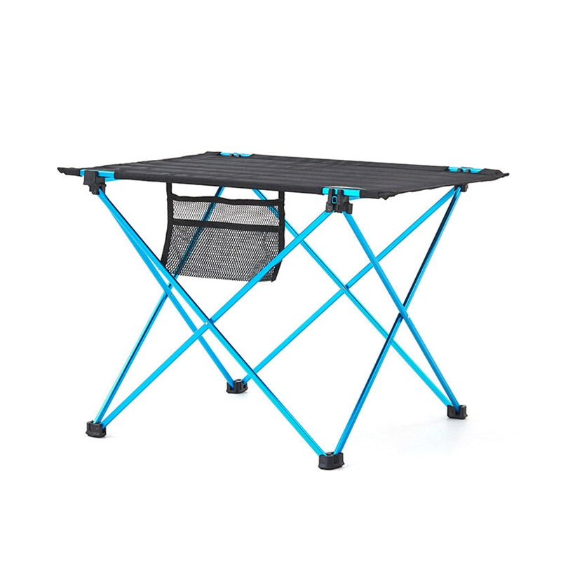 MOBI GARDEN Folding Table Mobile Customer Outside Aluminum Alloy Ultra Light Portable Picnic Camping Storage Box Small Table