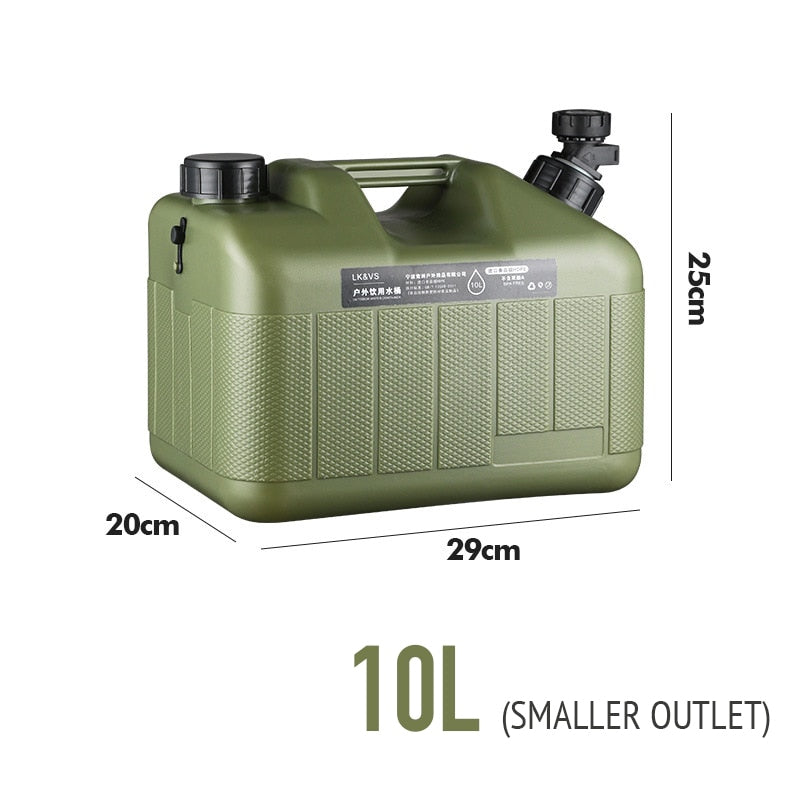 Outdoor Water Bucket with Faucet