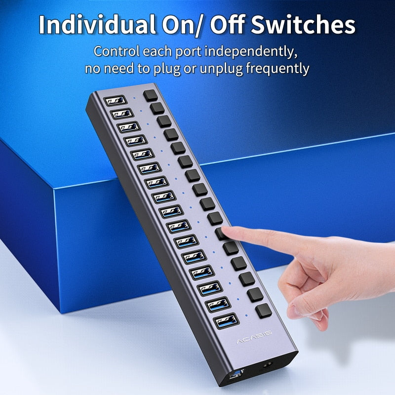 Acasis High Speed USB Splitter for PC