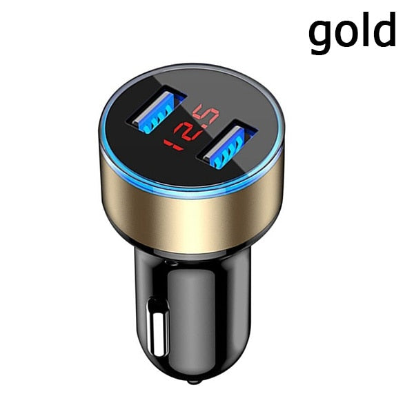 4.8A 5V 2 Ports Fast Car Charger Adapter