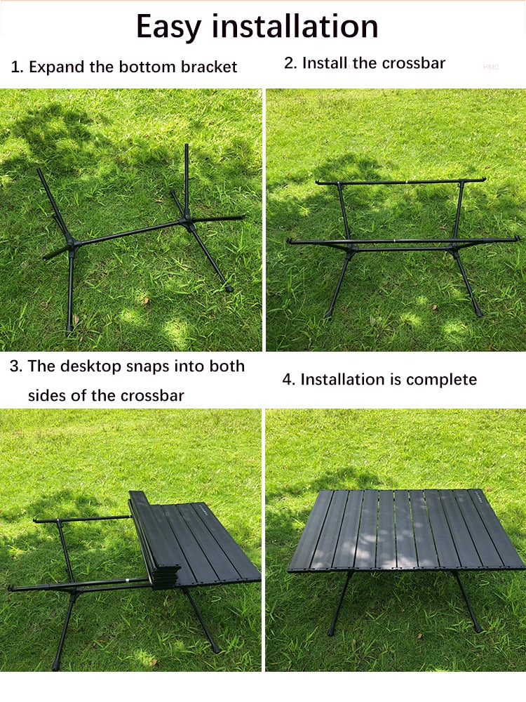 Aluminum Alloy Portable Folding Table