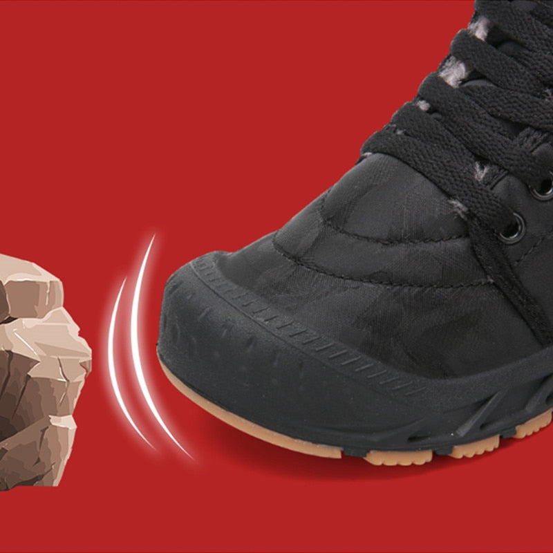 Children's Plus Velvet Waterproof Hiking Shoe