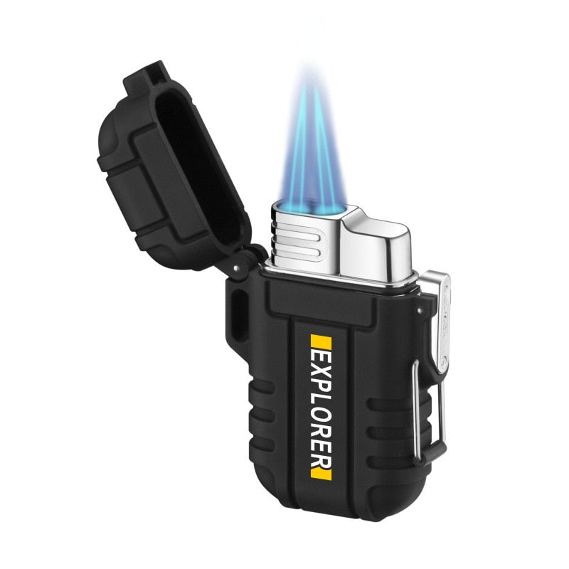 Outdoor Waterproof Lighter with Lanyard
