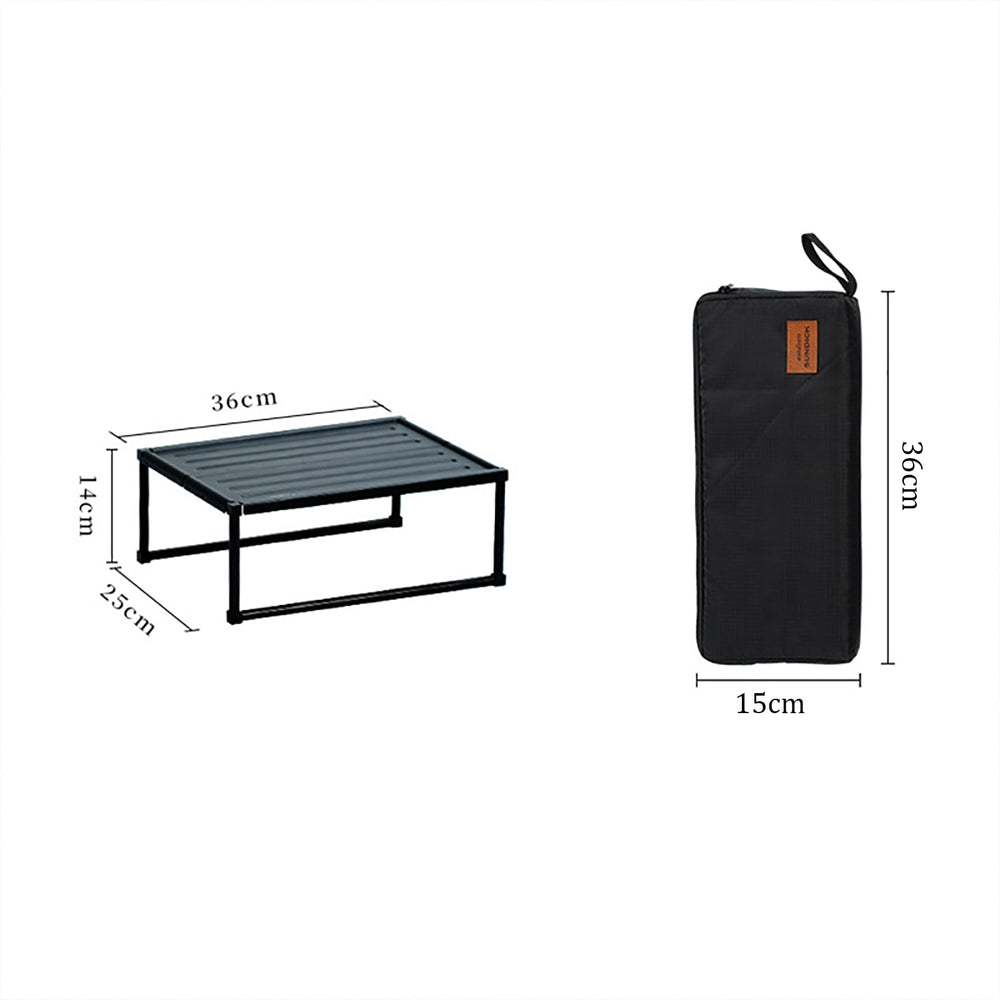 Portable Folding Picnic Table Lightweight Aluminum Alloy Hiking Camping Table ith Carring Bag Beach Desk Outdoor Furniture