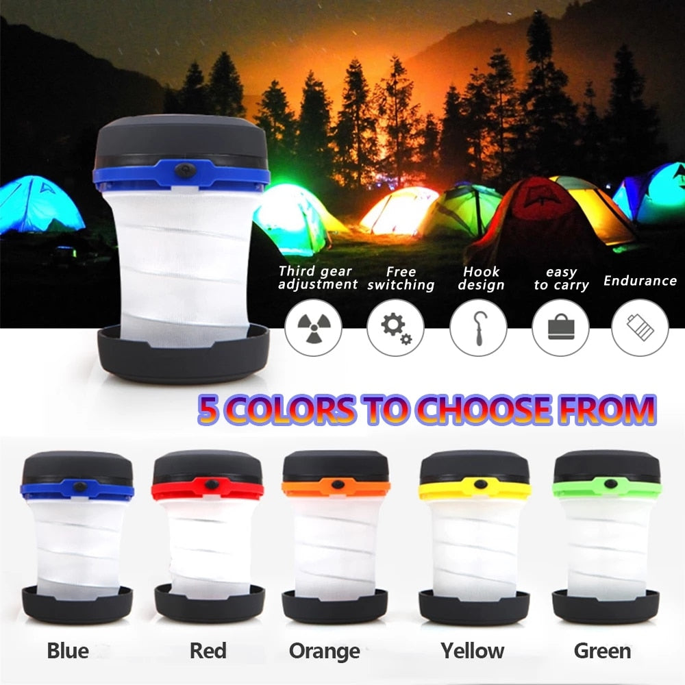 Pocketman Telescopic Foldable LED Camping Lantern