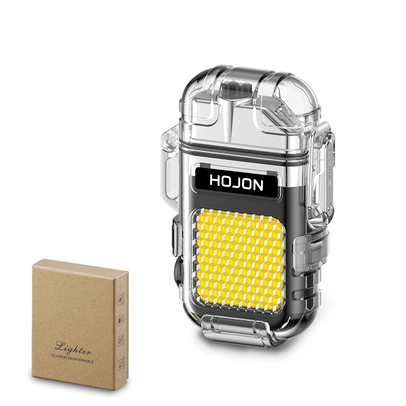 Waterproof Plasma Dual ARC Windproof Lighter
