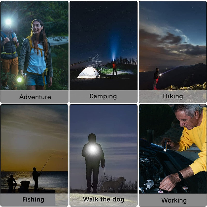 Outdoor Led Luminous Flashlight