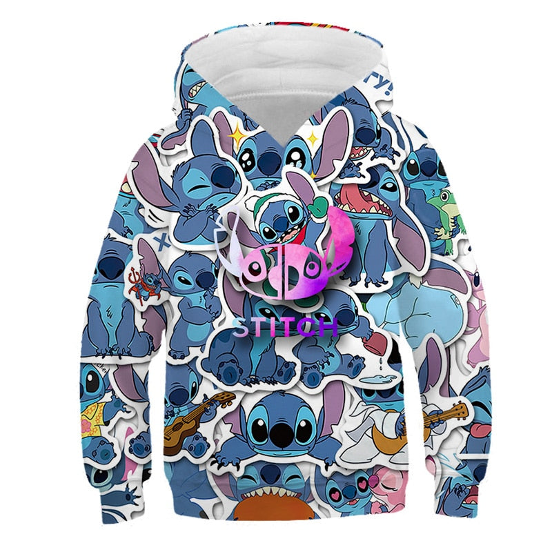 Lilo & Stitch 3D Printed Hoodies