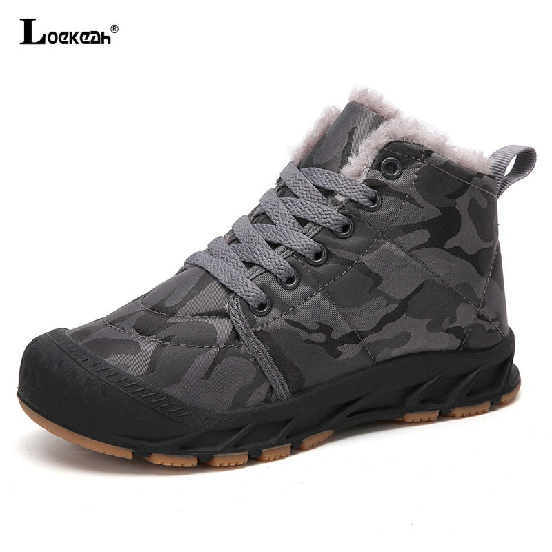 Children's Plus Velvet Waterproof Hiking Shoe