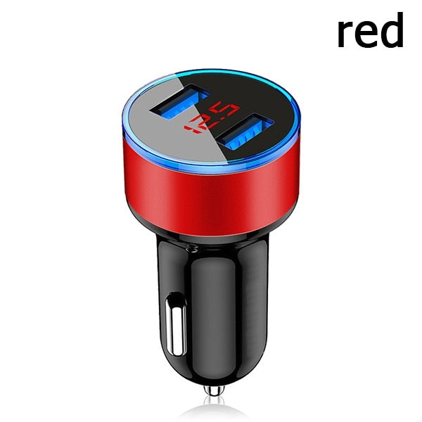 4.8A 5V 2 Ports Fast Car Charger Adapter