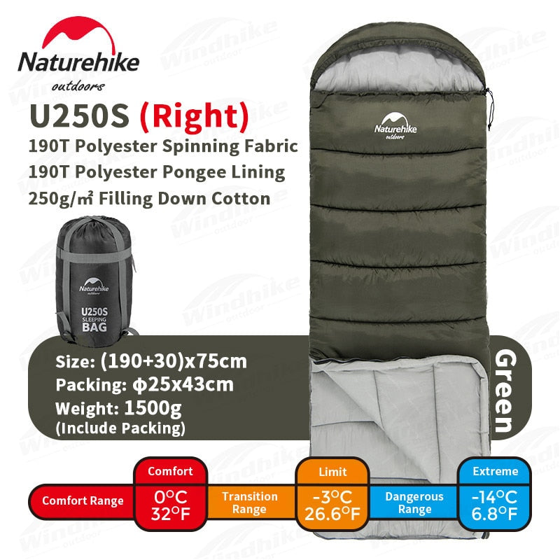 Naturehike Ultralight Spliced Cotton Envelope Sleeping Bag