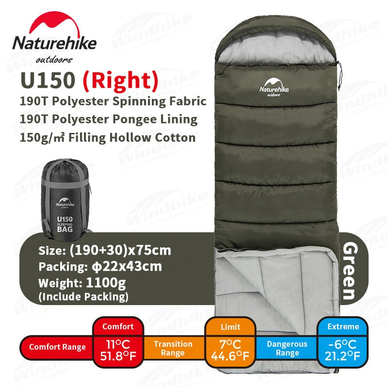 Naturehike Ultralight Spliced Cotton Envelope Sleeping Bag