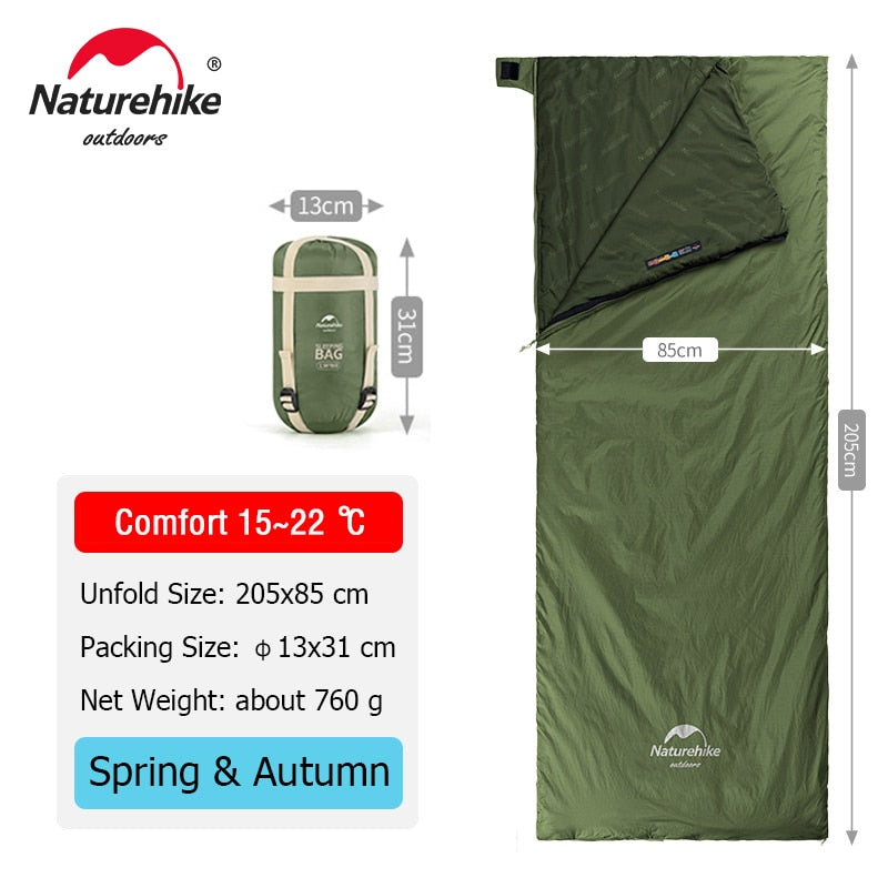 Naturehike Sleeping Bag LW180 Ultralight Cotton Sleeping Bag