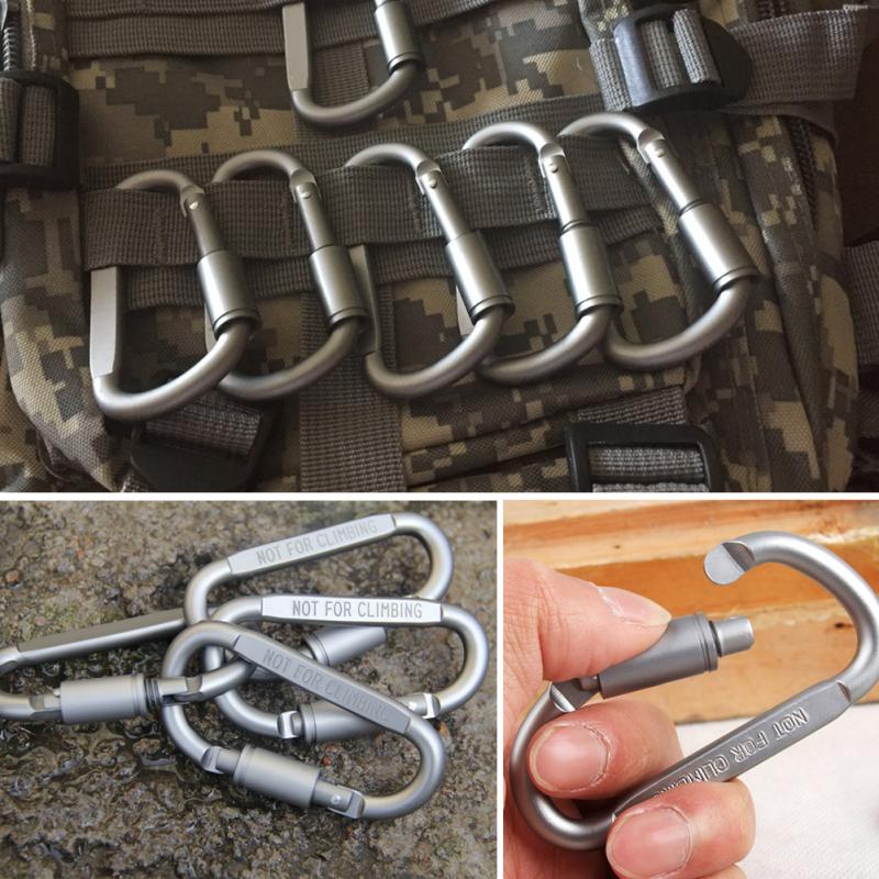 6 Pieces Carabiner Travel Kit
