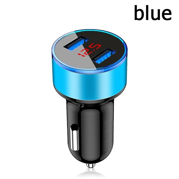 4.8A 5V 2 Ports Fast Car Charger Adapter