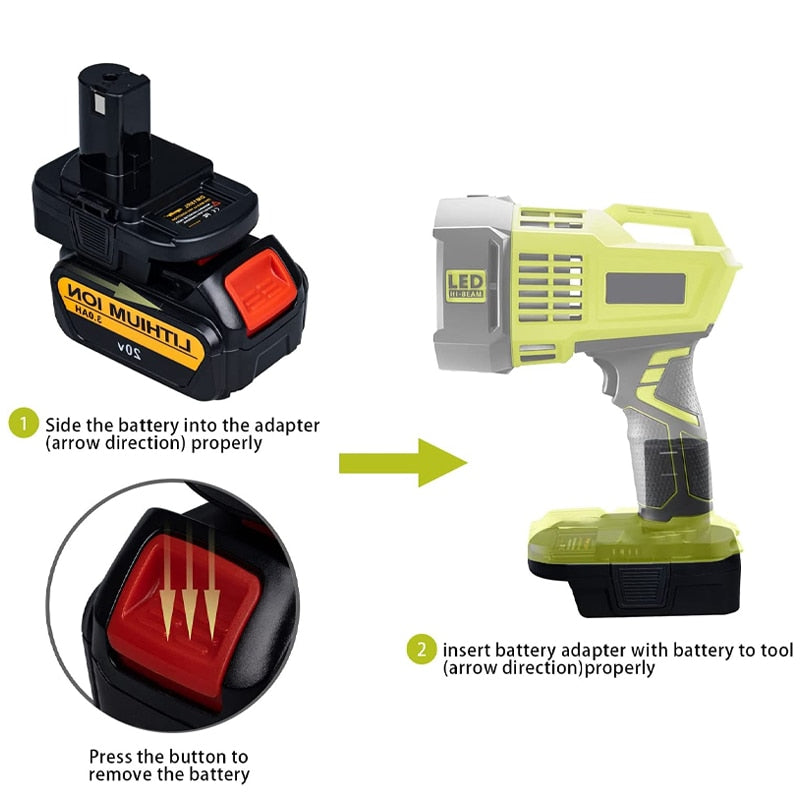 DM18RL Battery Adapter