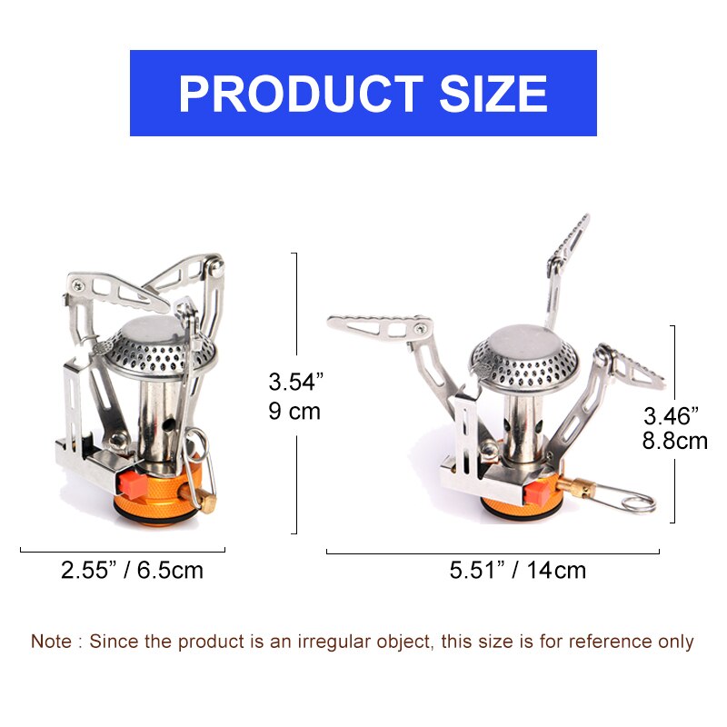 Widesea Outdoor Camping Mini Gas Burner