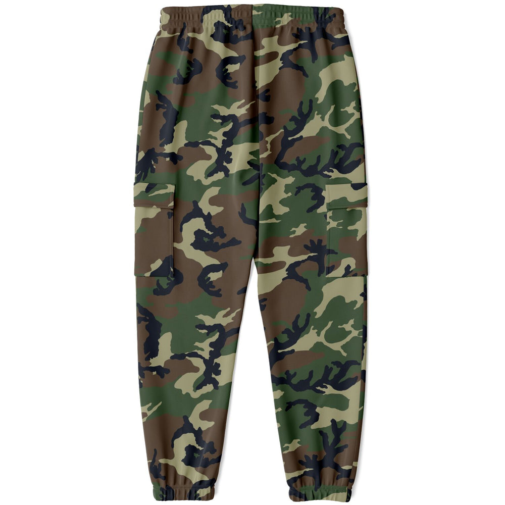 Equippage Woodland Camou Fashion Cargo Sweatpants
