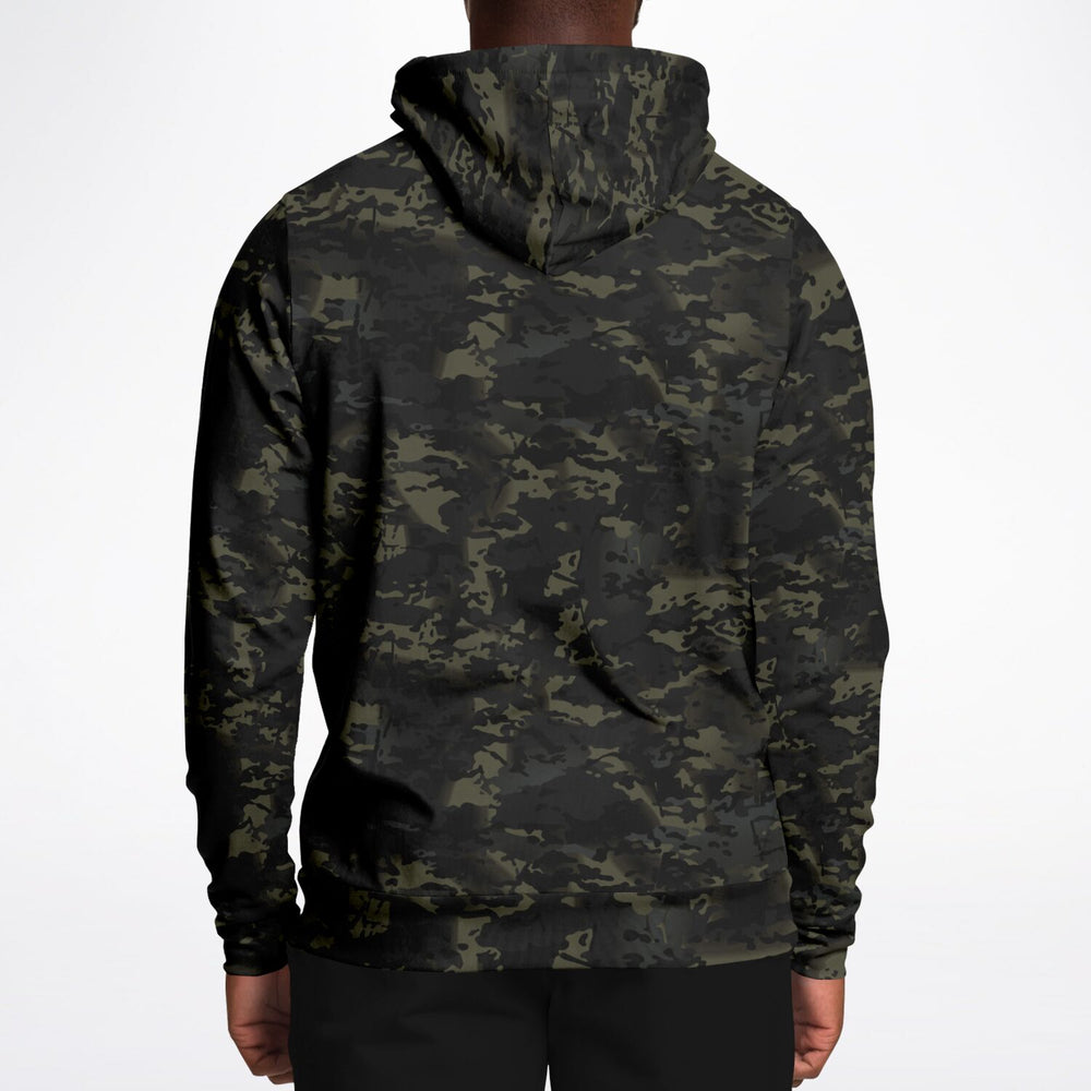 Equippage Black MultiCam Athletic Hoodie - AOP