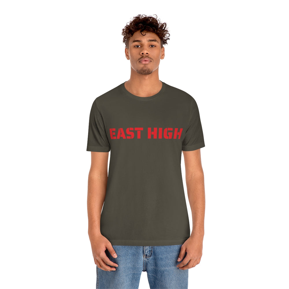 EAST HIGH Leopards Salt Lake City Utah Unisex Jersey Short Sleeve Tee from Equippage.com