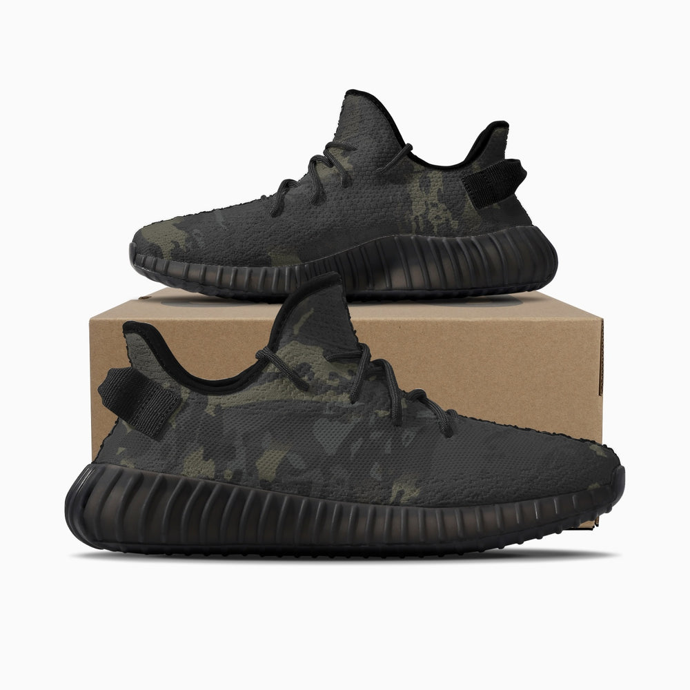 Equippage Black MultiCam Unisex Mesh Knit Sneakers