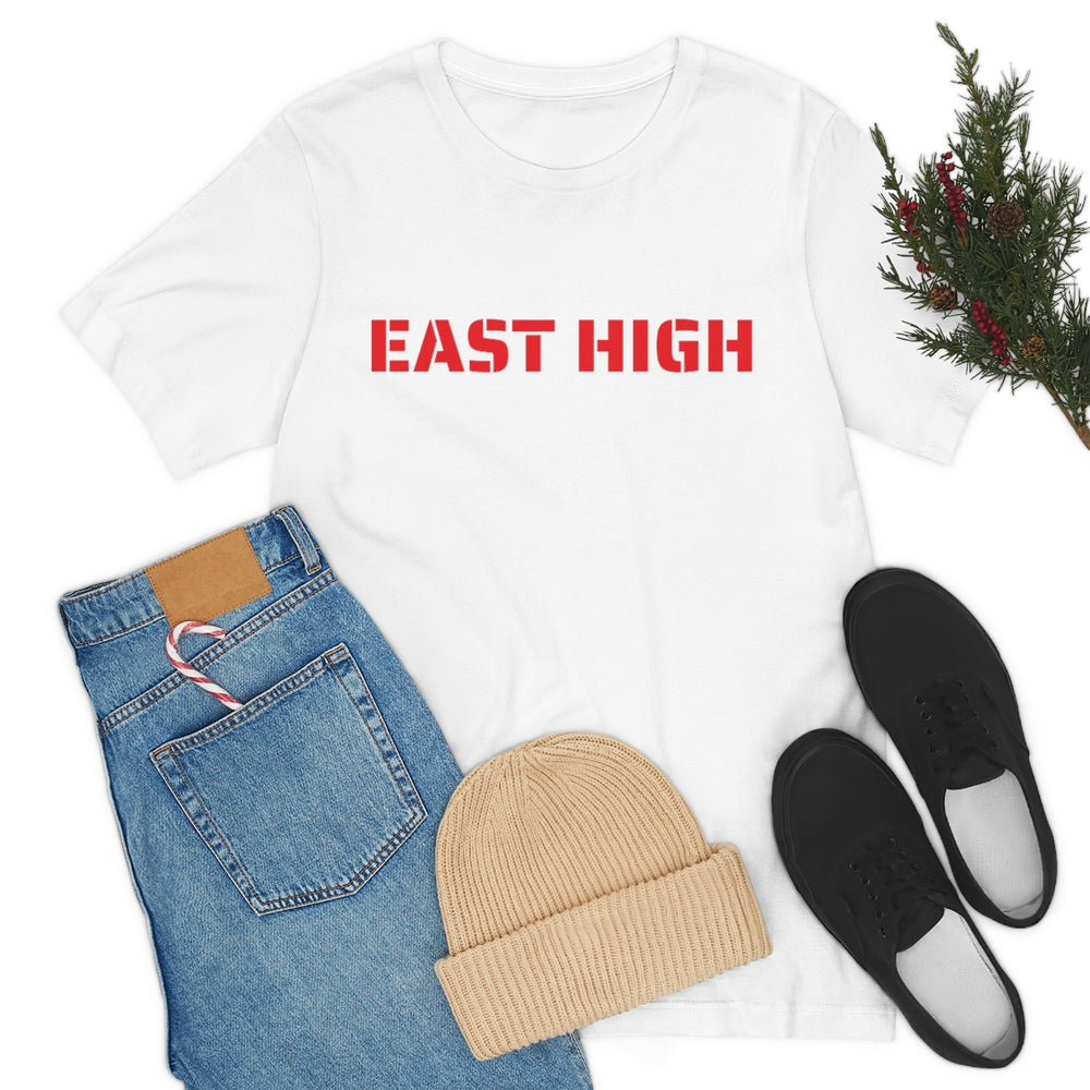EAST HIGH Leopards Salt Lake City Utah Unisex Jersey Short Sleeve Tee from Equippage.com