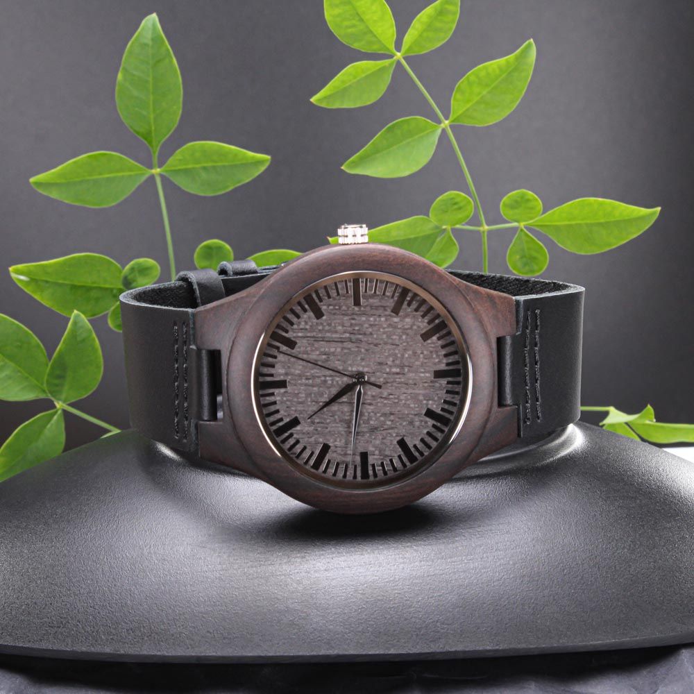 Equippage Operator Wood Watch