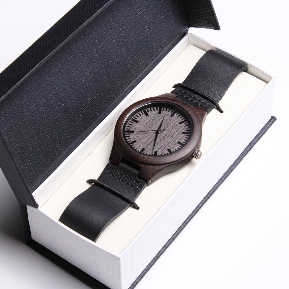 Equippage Operator Wood Watch