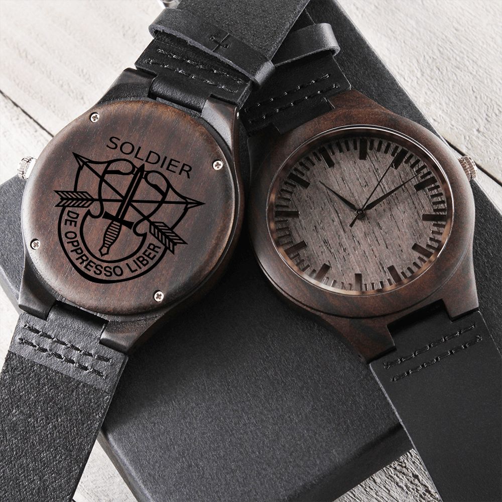 Equippage Soldier Wood Watch