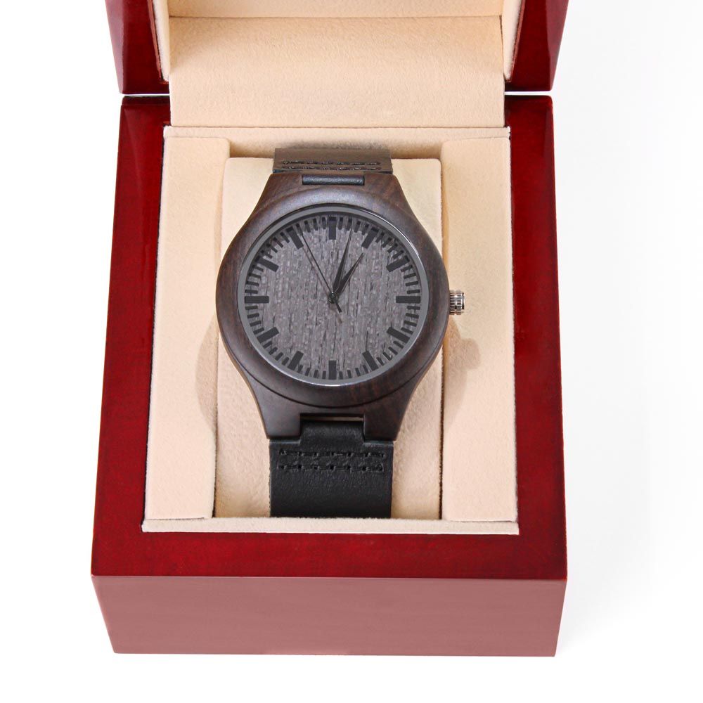Equippage Operator Wood Watch