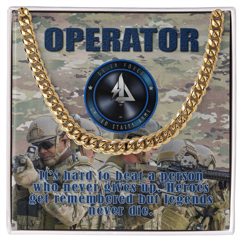 Equippage OPERATOR Cuban Link Chain (OREO + LUX BOX + LENGTH EXTENSION)