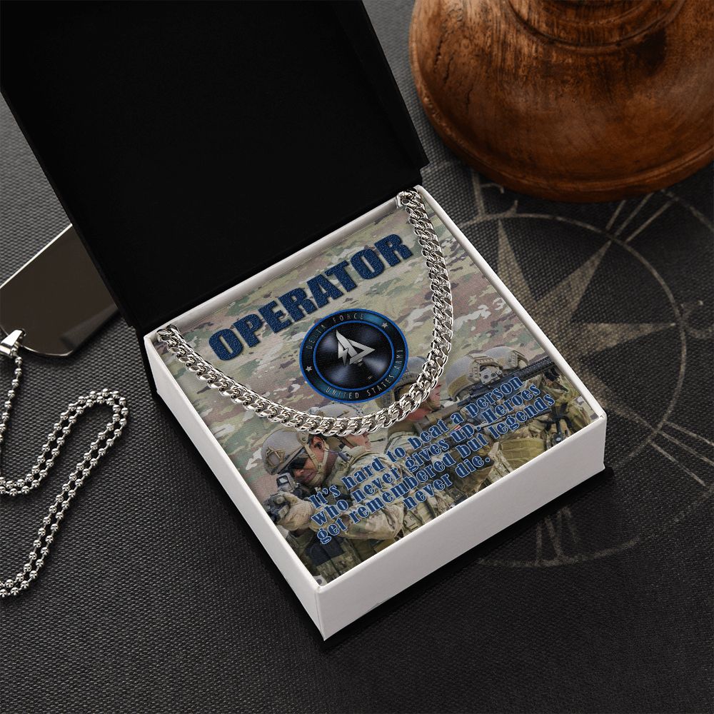 Equippage OPERATOR Cuban Link Chain (OREO + LUX BOX + LENGTH EXTENSION)