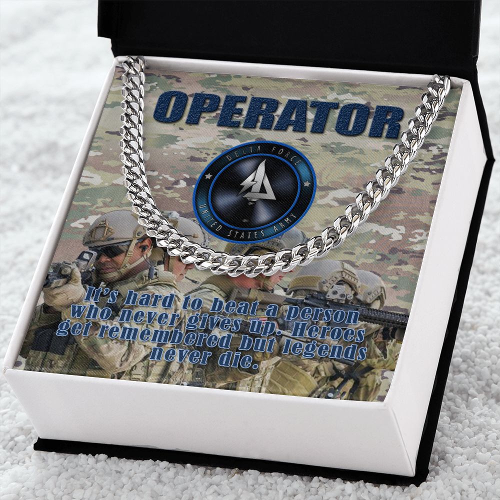 Equippage OPERATOR Cuban Link Chain (OREO + LUX BOX + LENGTH EXTENSION)