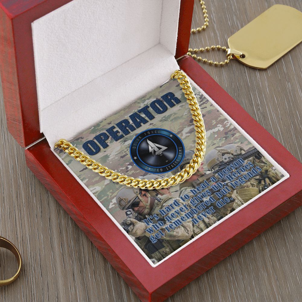 Equippage OPERATOR Cuban Link Chain (OREO + LUX BOX + LENGTH EXTENSION)