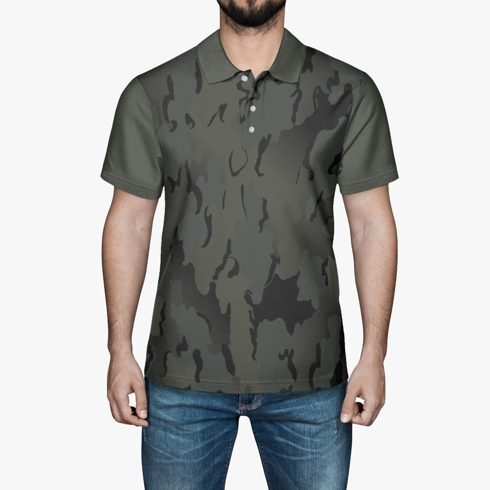 BJMC Stripe Handmade Men Polo Shirt