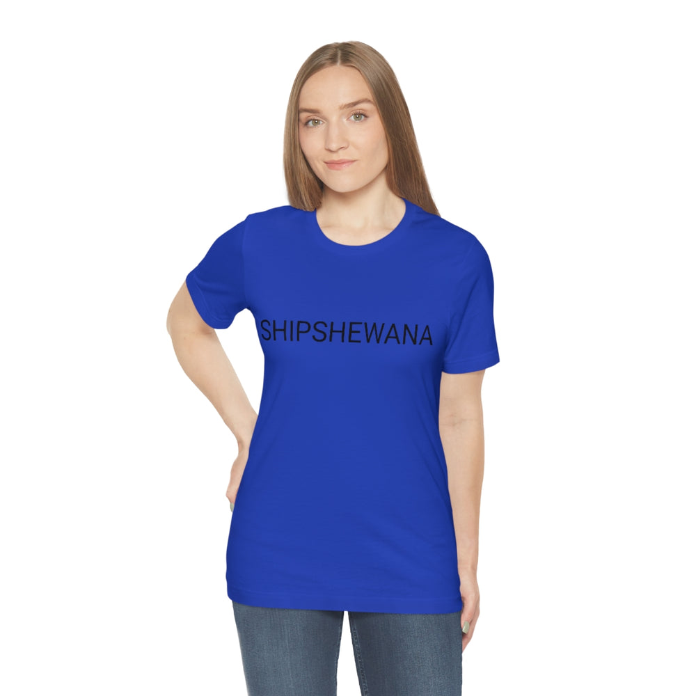 SHIPSHEWANA Indiana Unisex Jersey Short Sleeve Tee by Equippage.com