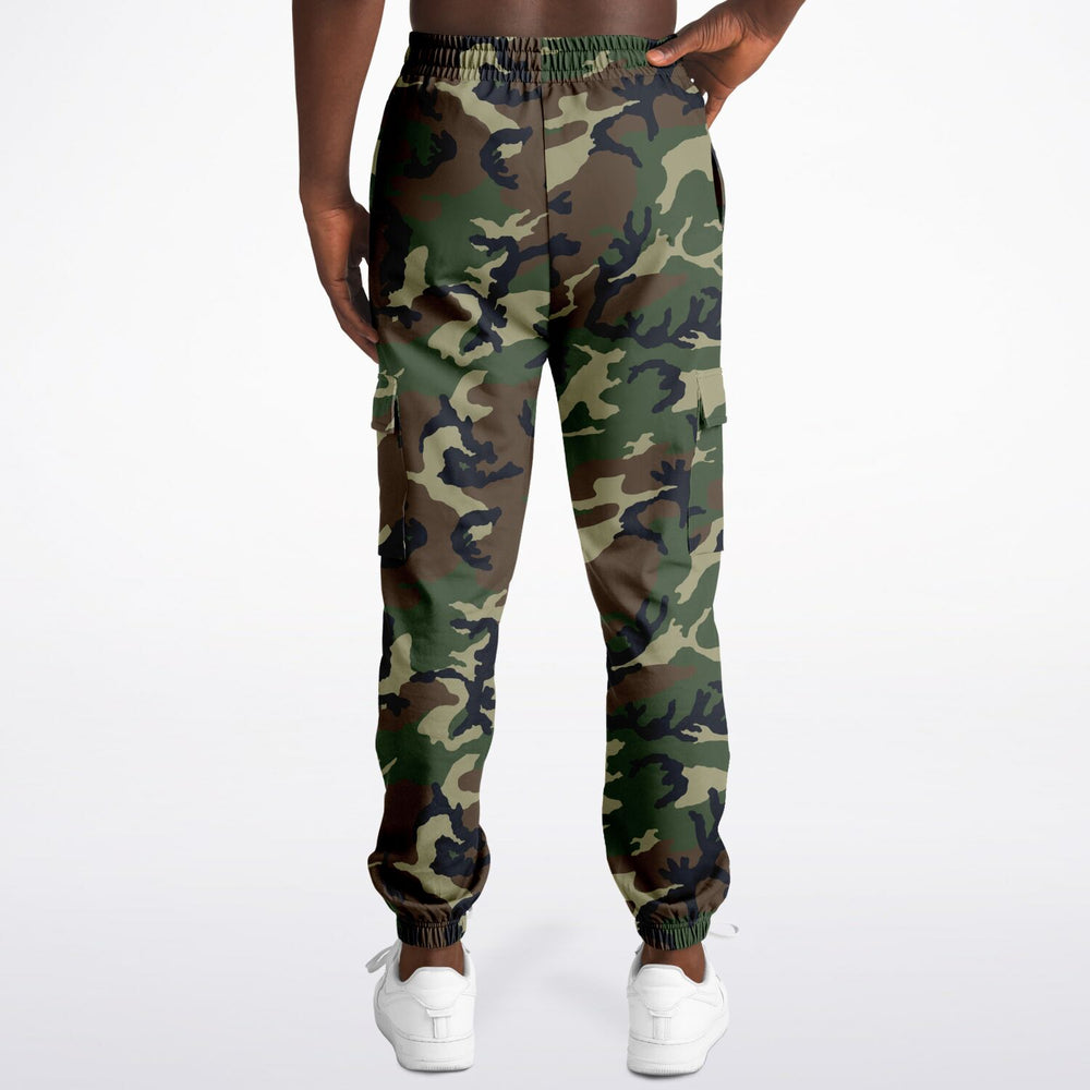 Equippage Woodland Camou Fashion Cargo Sweatpants