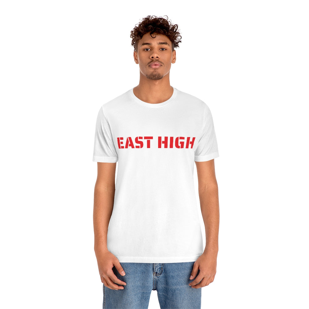 EAST HIGH Leopards Salt Lake City Utah Unisex Jersey Short Sleeve Tee from Equippage.com