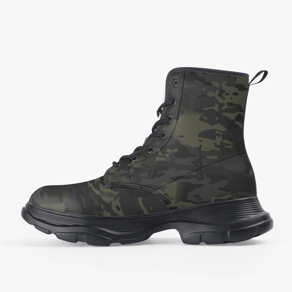 Equippage Casual Leather Black MultiCam Boots