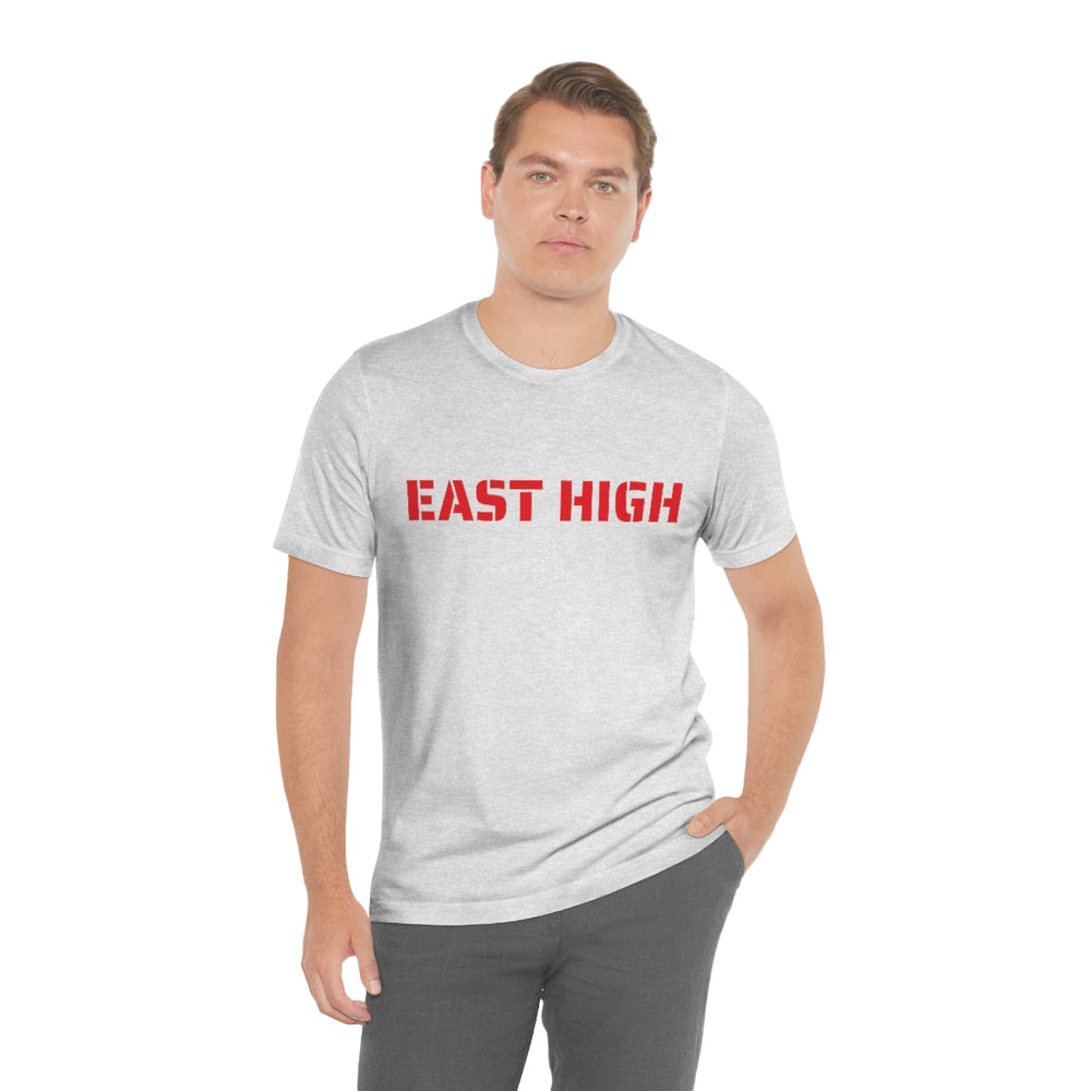 EAST HIGH Leopards Salt Lake City Utah Unisex Jersey Short Sleeve Tee from Equippage.com