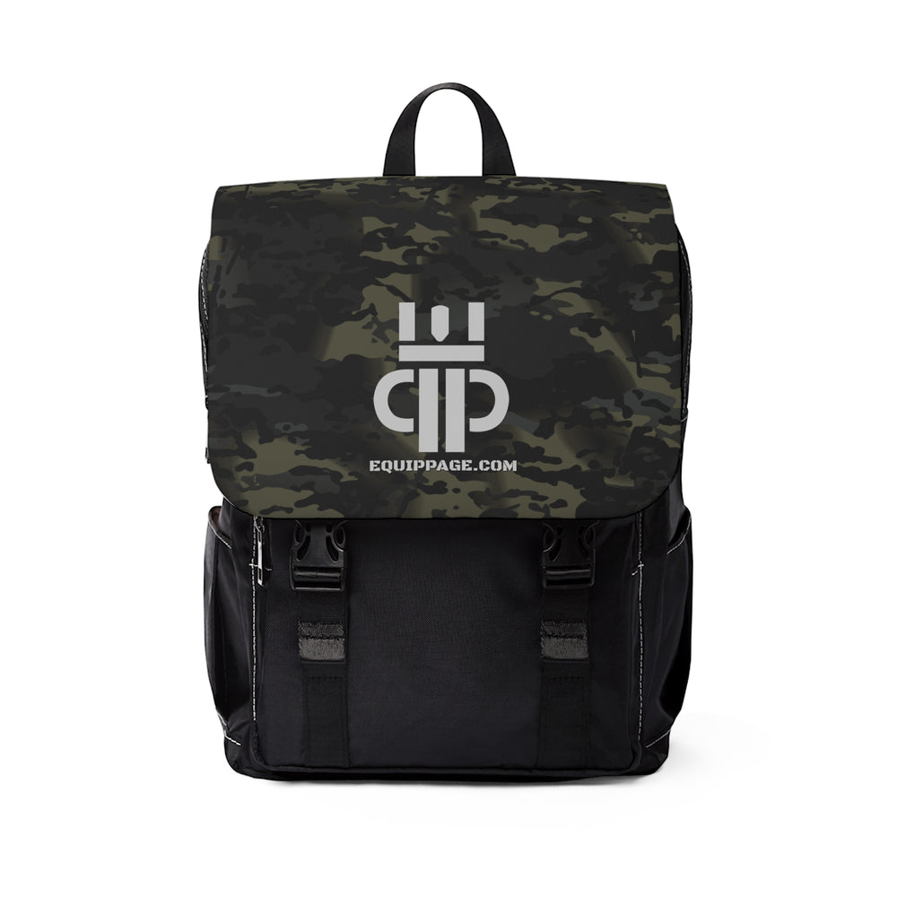 Equippage Black MultiCam Unisex Casual Shoulder Backpack