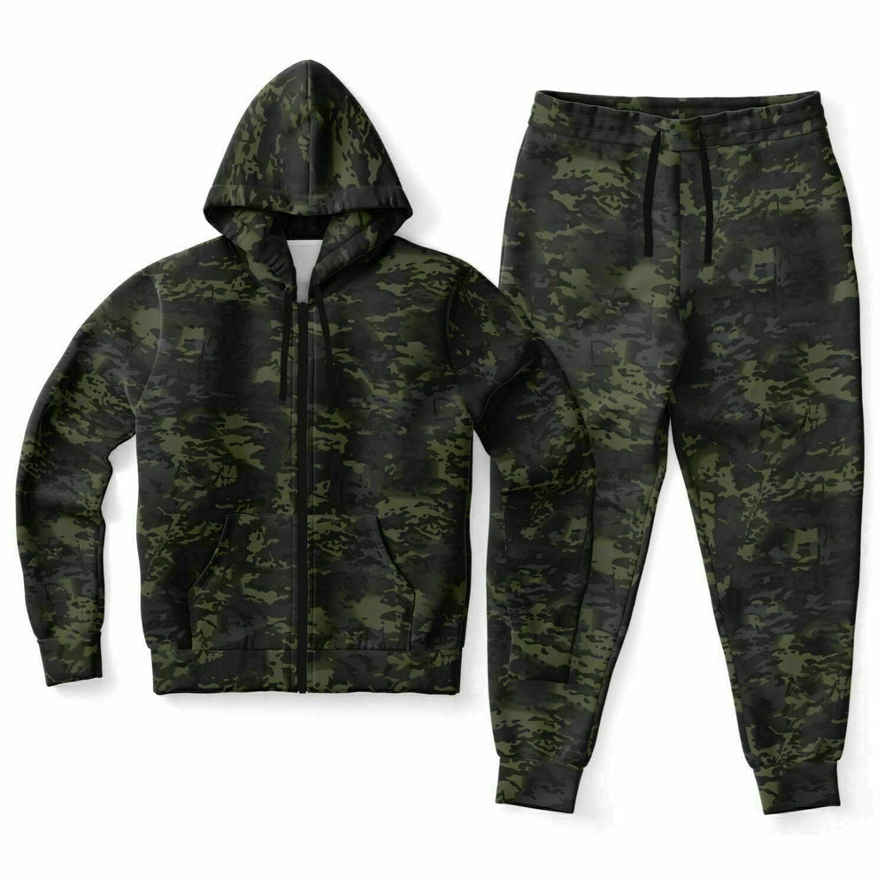 Equippage Fashion Ziphoodie & Jogger - AOP